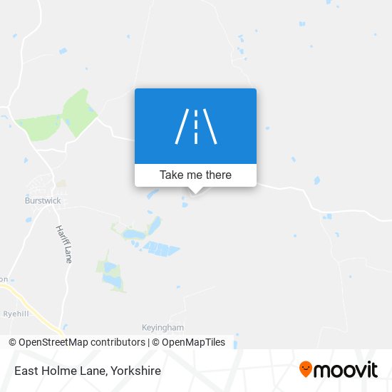 East Holme Lane map