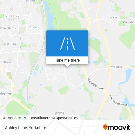 Ashley Lane map