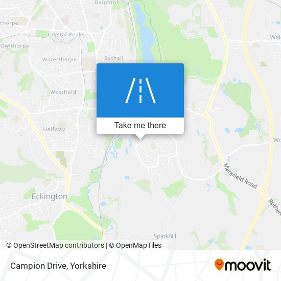 Campion Drive map