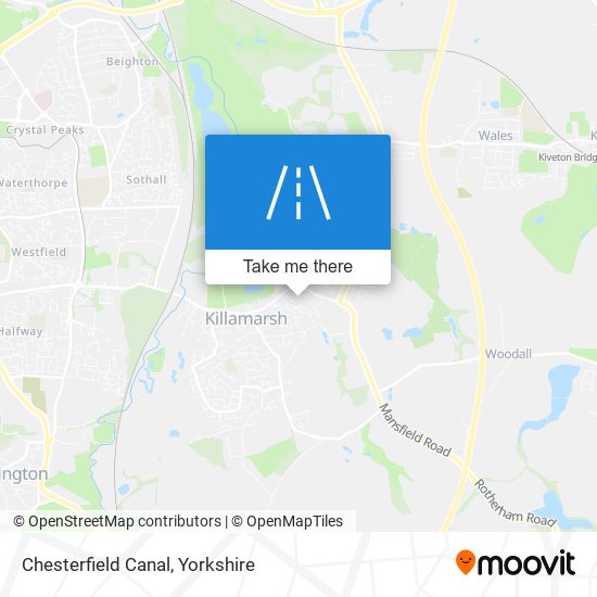 Chesterfield Canal map