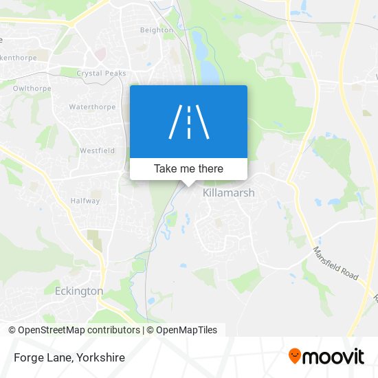 Forge Lane map