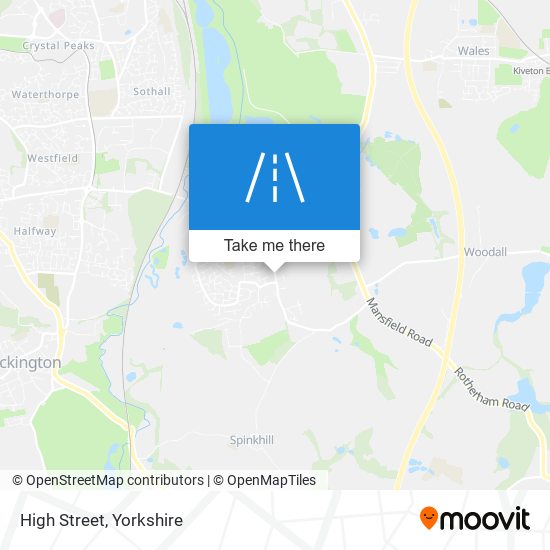 High Street map