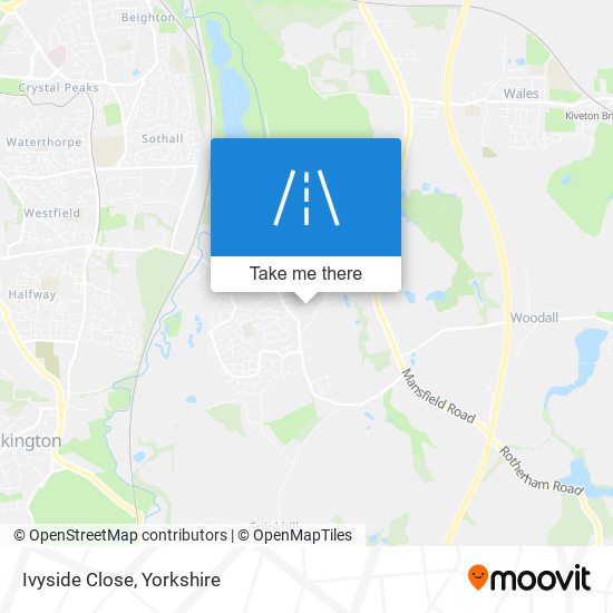 Ivyside Close map