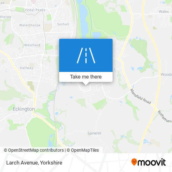 Larch Avenue map