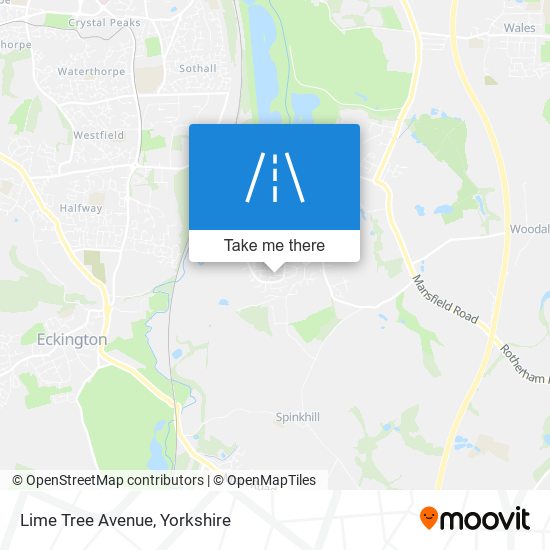 Lime Tree Avenue map