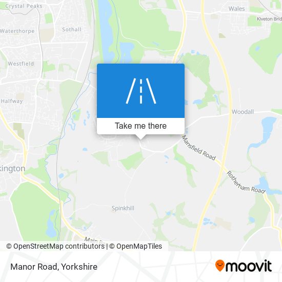 Manor Road map