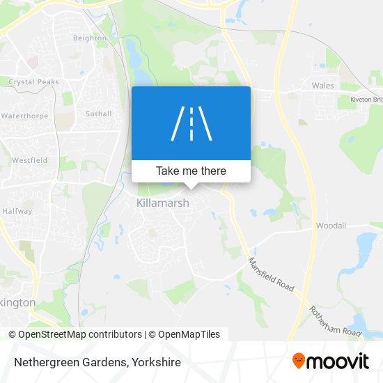 Nethergreen Gardens map