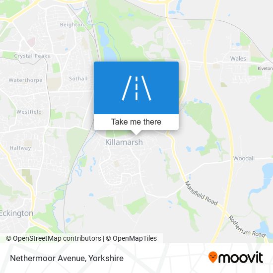 Nethermoor Avenue map