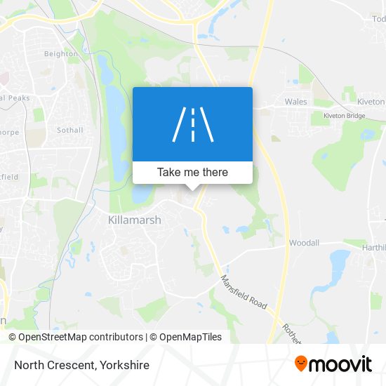 North Crescent map