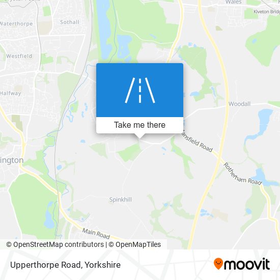 Upperthorpe Road map