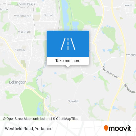 Westfield Road map