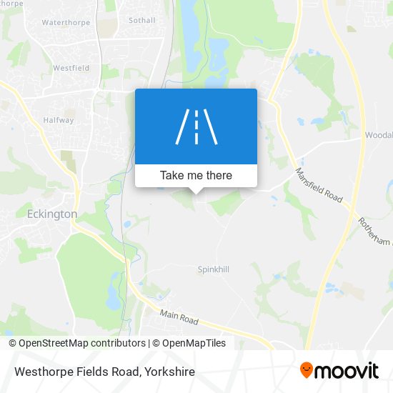 Westhorpe Fields Road map
