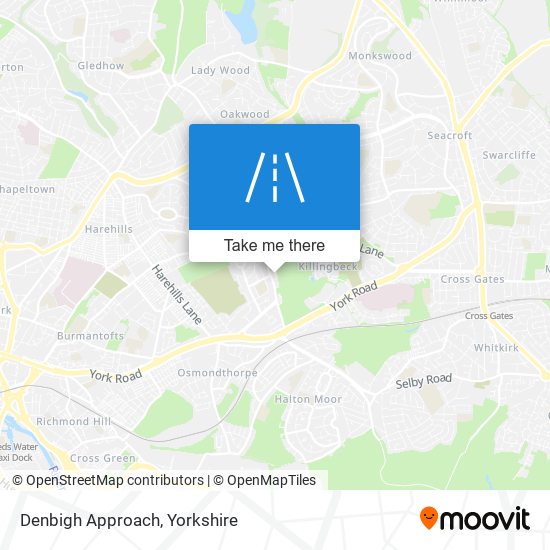 Denbigh Approach map