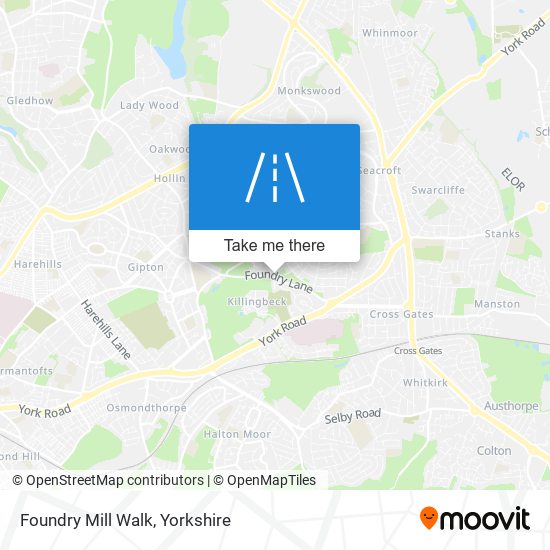 Foundry Mill Walk map