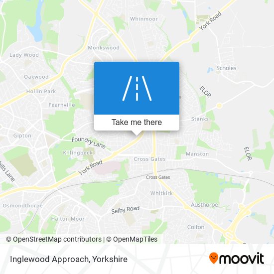 Inglewood Approach map