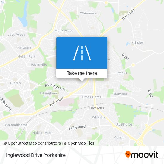 Inglewood Drive map