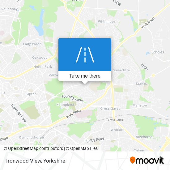 Ironwood View map