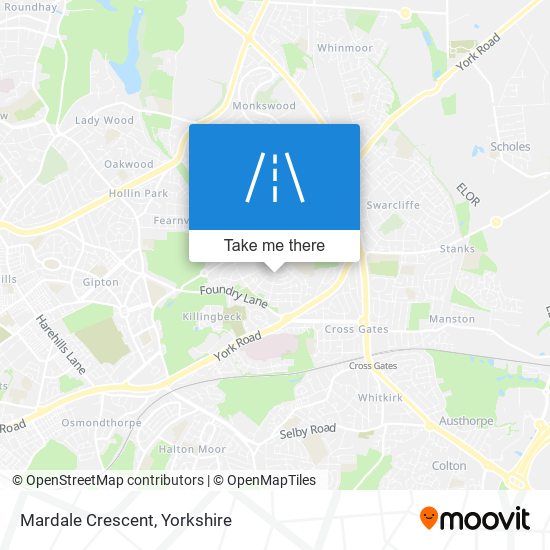Mardale Crescent map