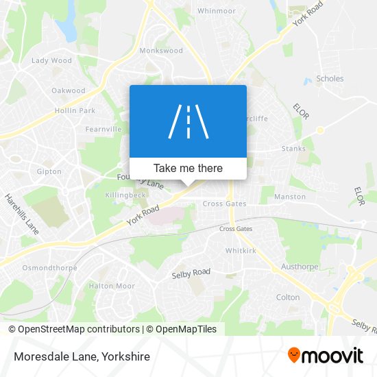 Moresdale Lane map