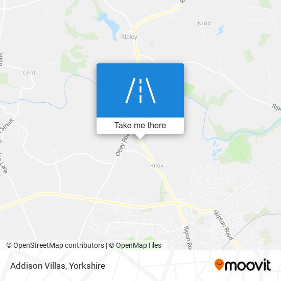 Addison Villas map