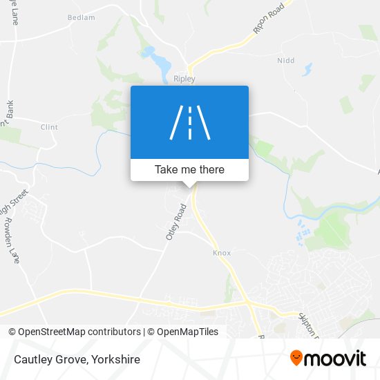 Cautley Grove map