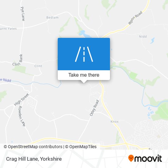 Crag Hill Lane map