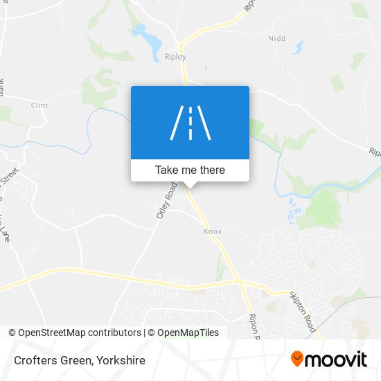 Crofters Green map