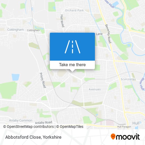 Abbotsford Close map