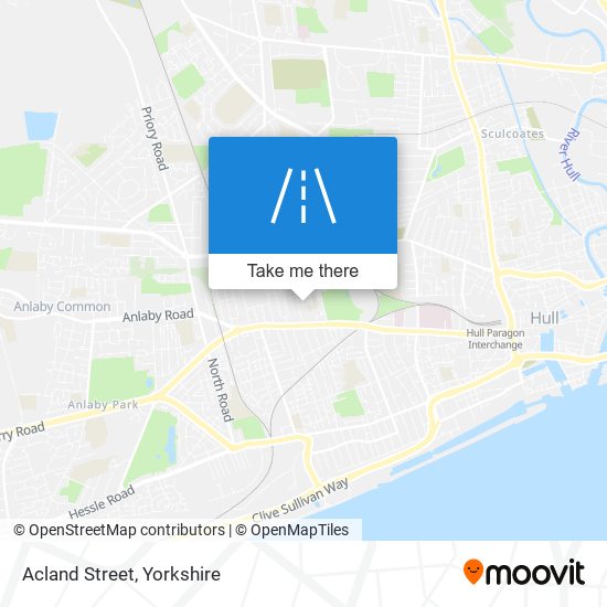 Acland Street map