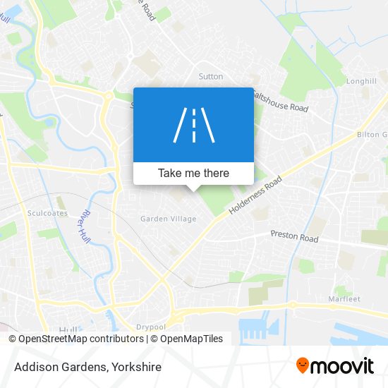 Addison Gardens map