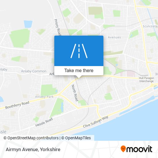 Airmyn Avenue map