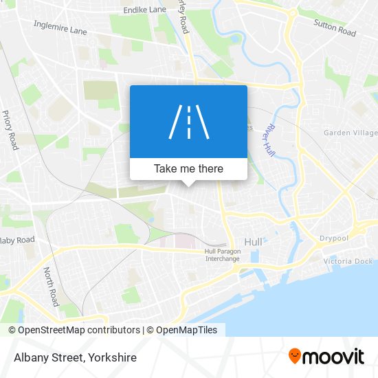 Albany Street map