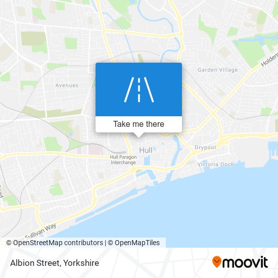 Albion Street map