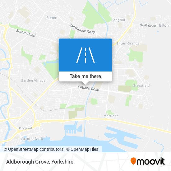 Aldborough Grove map
