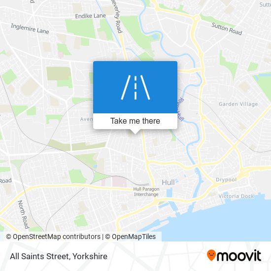 All Saints Street map