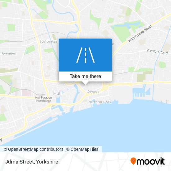 Alma Street map