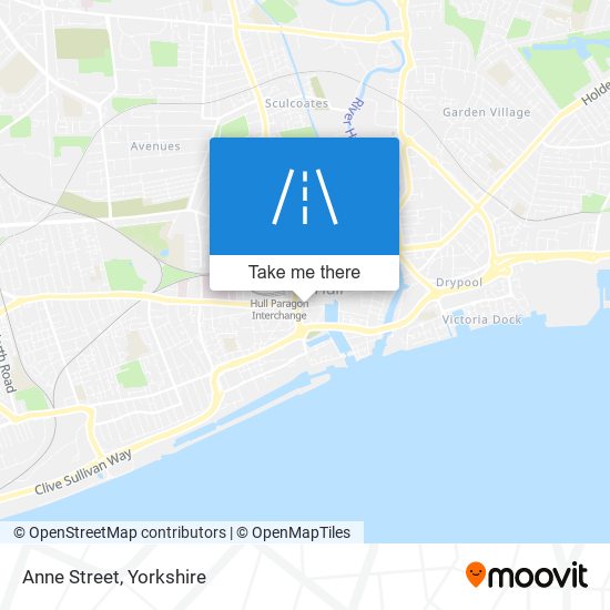 Anne Street map