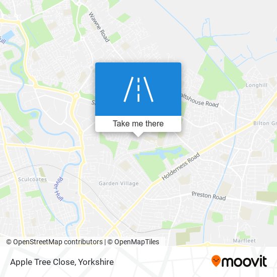 Apple Tree Close map