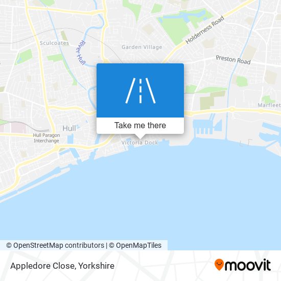 Appledore Close map