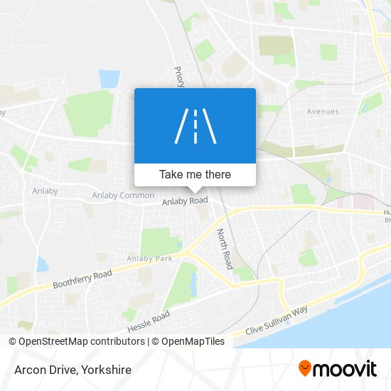 Arcon Drive map