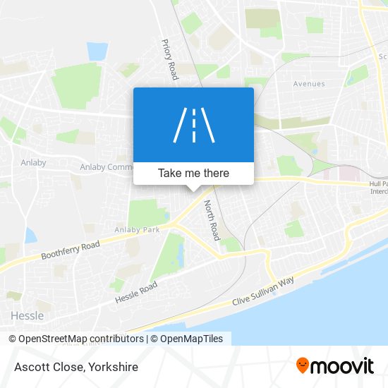 Ascott Close map
