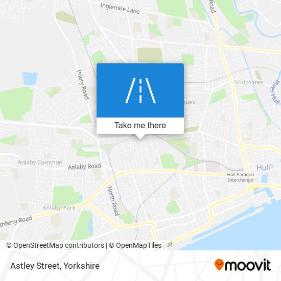 Astley Street map