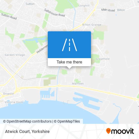 Atwick Court map
