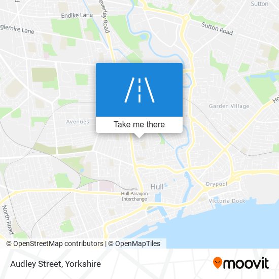 Audley Street map