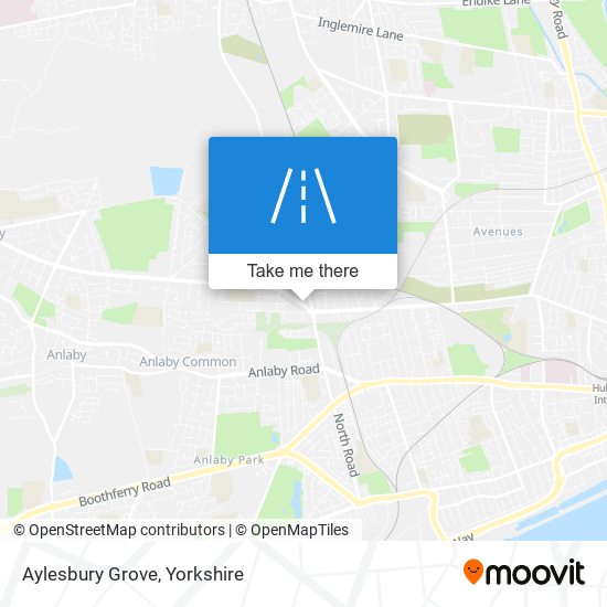 Aylesbury Grove map