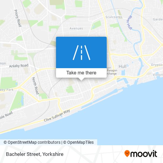 Bacheler Street map