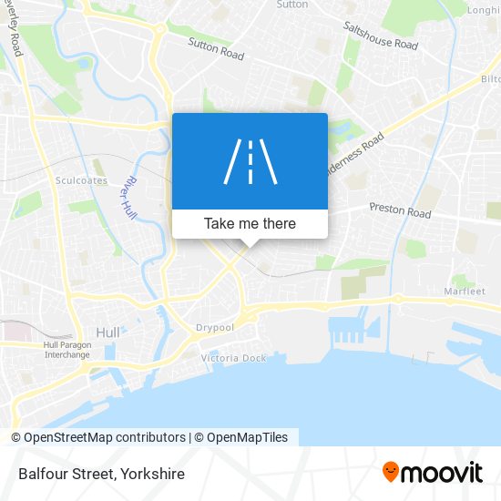 Balfour Street map