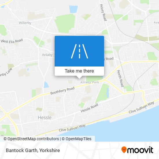 Bantock Garth map