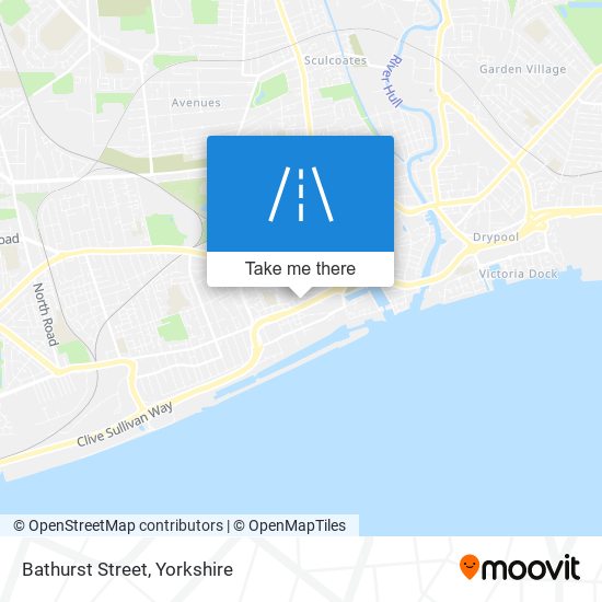Bathurst Street map