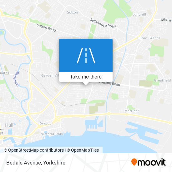 Bedale Avenue map